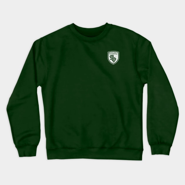 Rosehill Country Day High School Crest Chest Pocket (Variant) Crewneck Sweatshirt by huckblade